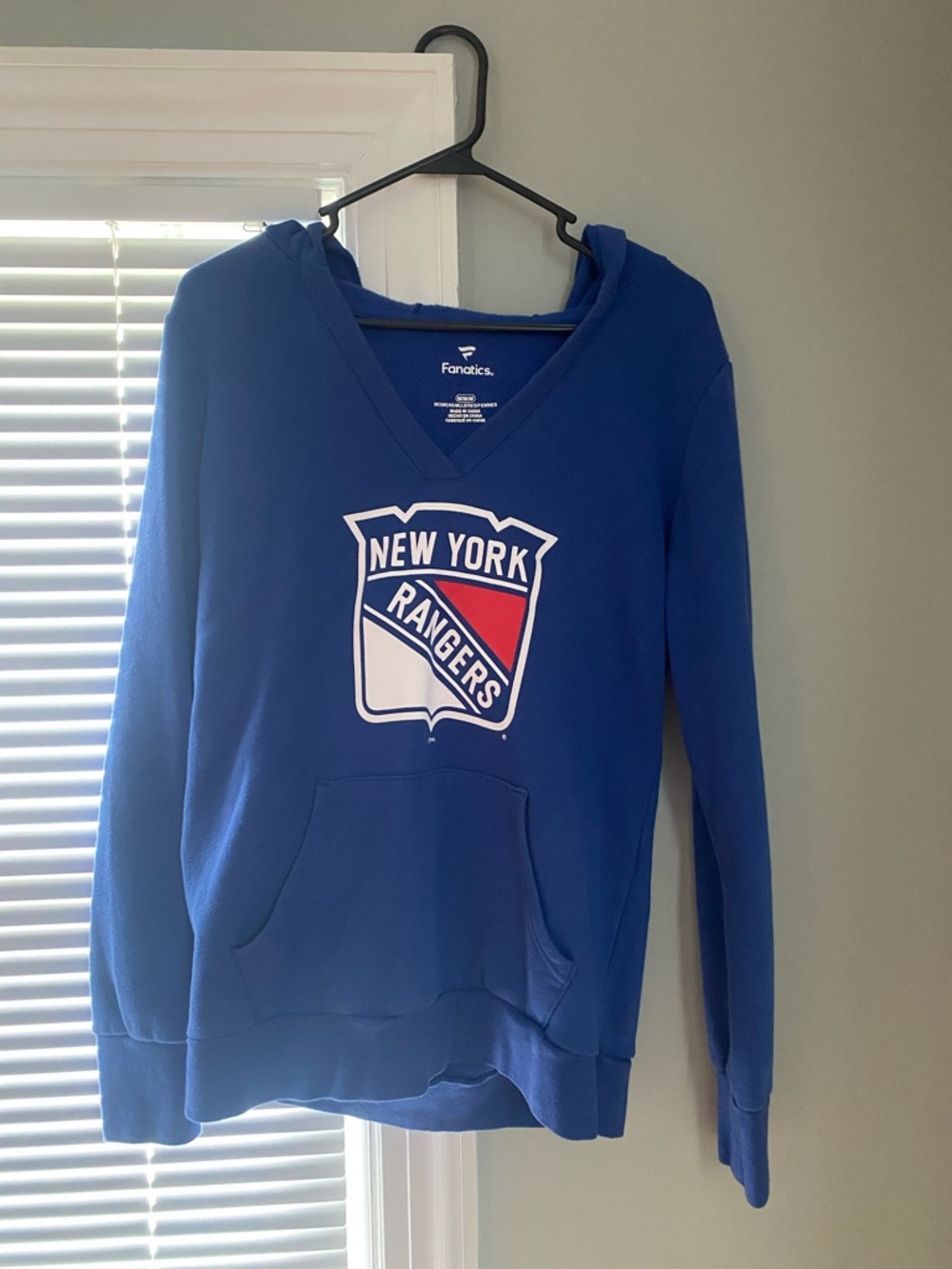 Fanatics Royal Blue New York Rangers Pullover Hoodie